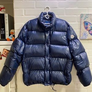 Moncler vintage Grenoble puffer midnight blue jacket